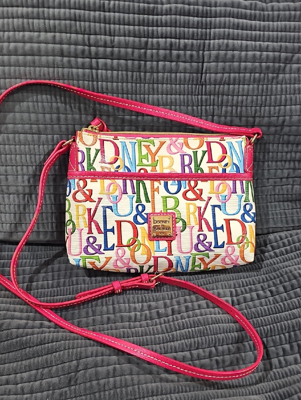 Dooney & Bourke Crossbody - Pink Leather Strap